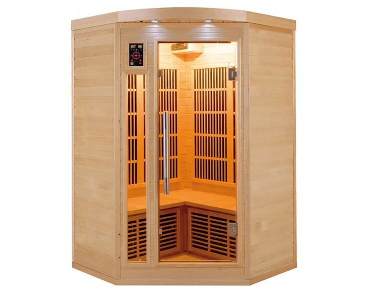 sauna infrarouge apollon 2 3 places france sauna
