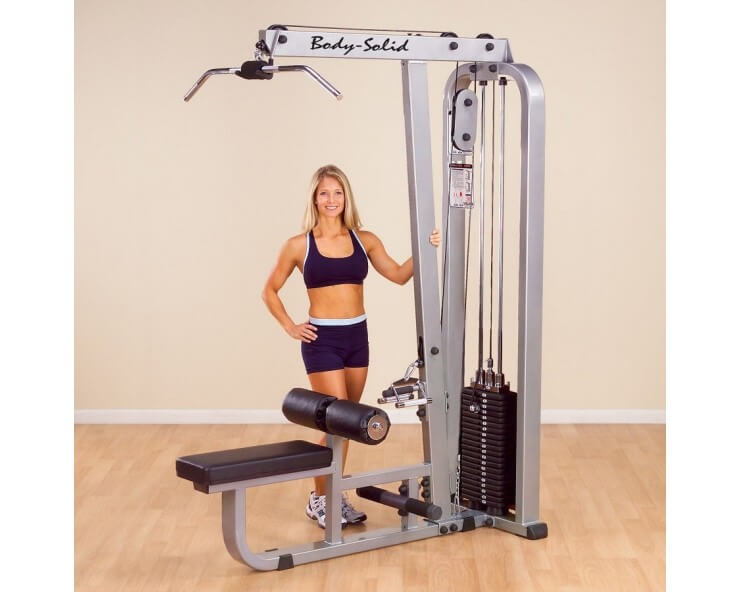 tirage dos poulie body solid SLM300G