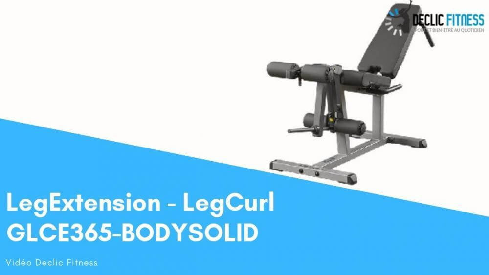Leg Extension et Leg Curl BODY SOLID GLCE365