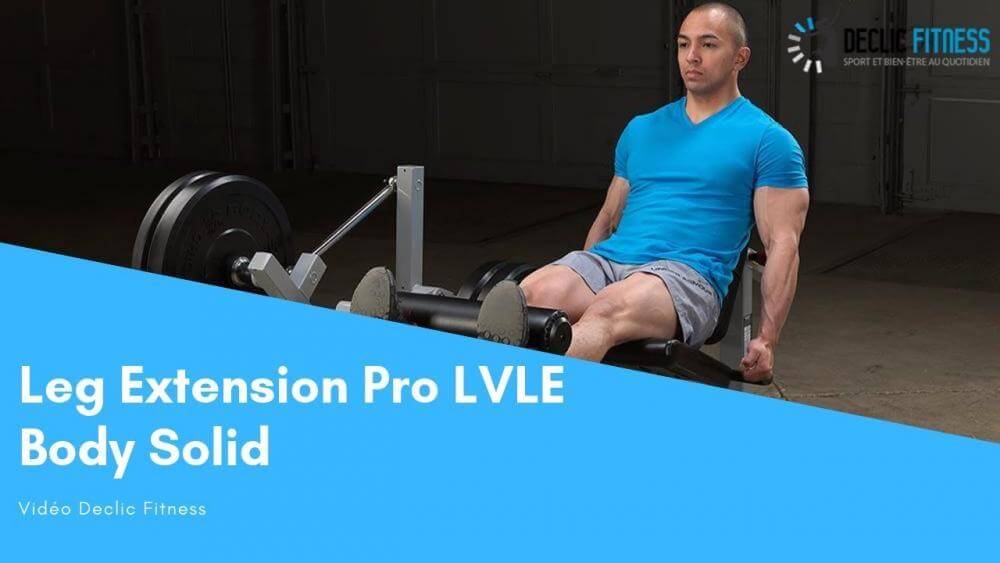 Leg Extension Pro Body Solid LVLE - Declicfitness