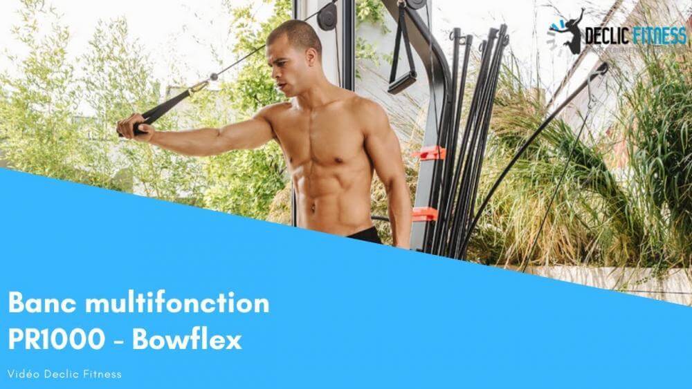Video banc musculation multifonction Bowflex PR1000