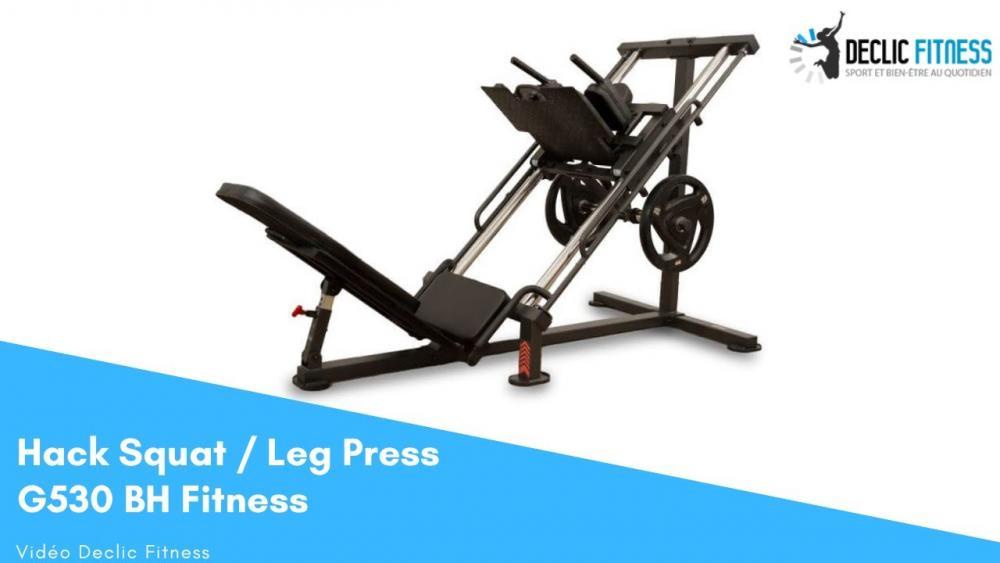 Hack Squat / Leg Press 45° G530 par BH Fitness