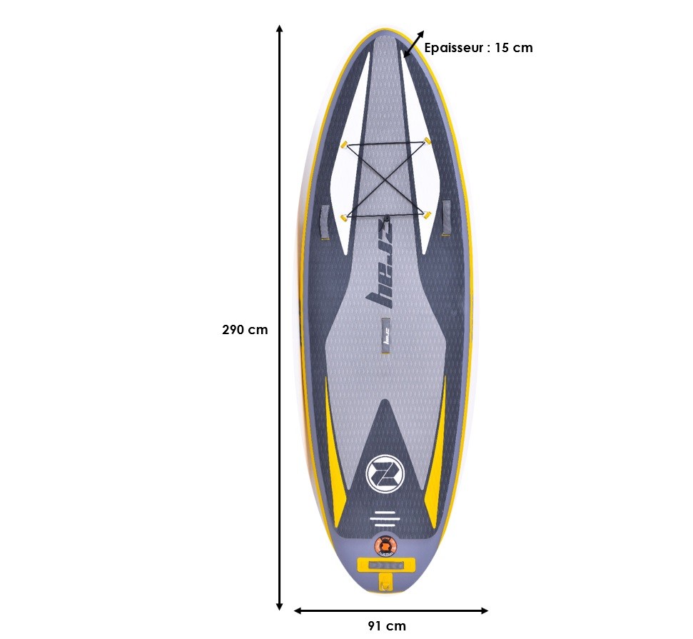 Stand Up Paddle Gonflable Zray S1 - Snapper 9'6"
