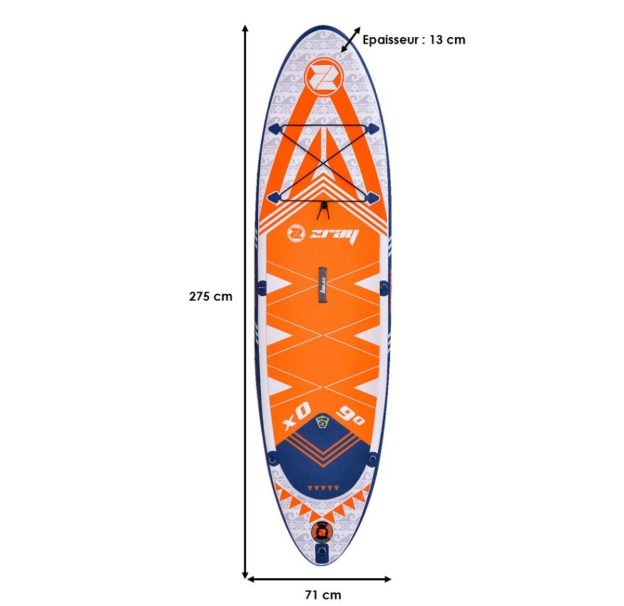 Stand Up Paddle Gonflable Zray X Rider 9'